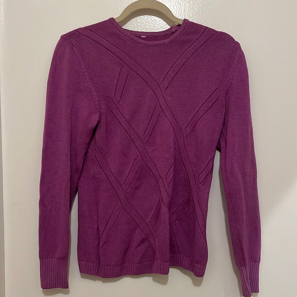 Vintage Italian Bright Lilac Sweater